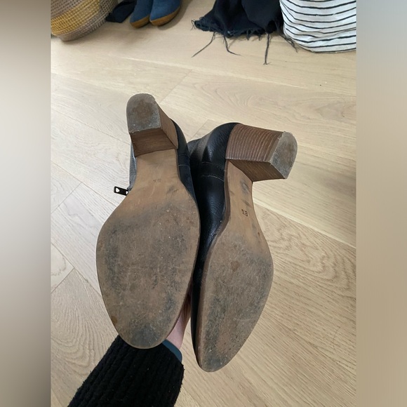 Madewell Billie Black Leather Ankle Boots - Picture 9 of 11